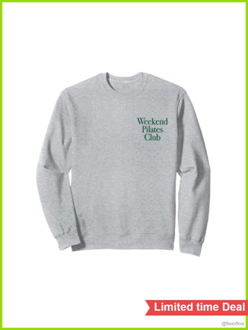 weekend pilates club Sweatshirt Crewneck Pullover Casual